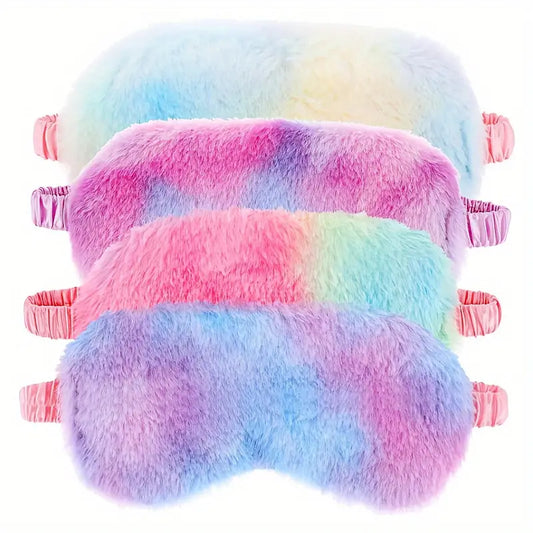 Colourful Fur Eye Mask