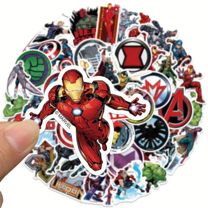 2X Superhero stickers